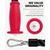 THEFITGUY 2 Ergonomic Single Grip Tricep Rope Cable Attachments, Comfort