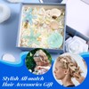 Tyqour 5 Pcs Shell Pearl Starfish Hair Clip Set for