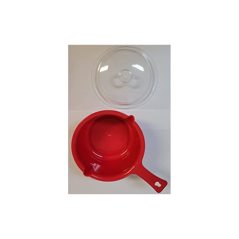 Microwave Safe Pot with Lid & Spout - Cooker &