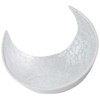 J-kitchens 872364 Serving Plate, Crescent Moon, White, Aqua, 6.2 inches