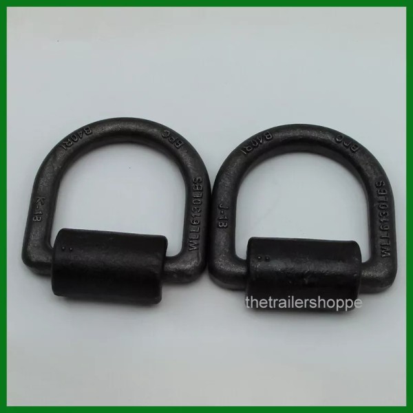 PCC Forged D-Ring 5/8" Dia. Weld-On Clip 6,000 LBS Flatbed