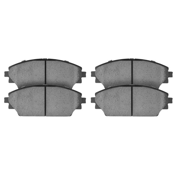 AutoShack 4pcs Front Ceramic Brake Pad Set Driver and Passenger
