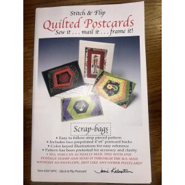 Jamie Kalvestran Scrap-Bags Stitch & Flip Quilted Postcards Sewing Pattern Jamie Kalvestran #207
