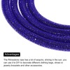 MECCANIXITY 6mm x 120cm Rhinestone Tube Rope Bling Crystal Rhinestone