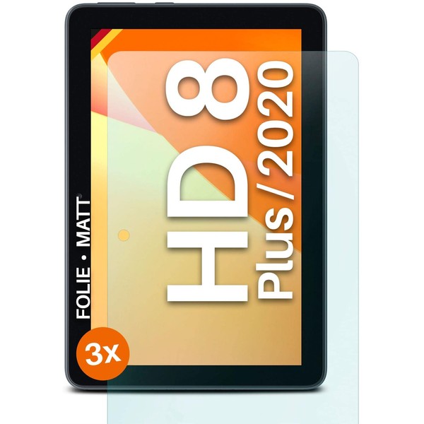 moex Screen Protector Matt Compatible with Fire HD 8 (2020)