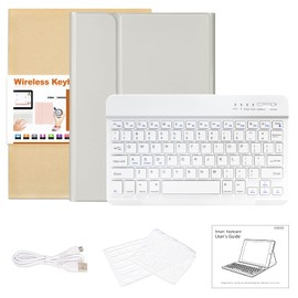 BAIBAO Keyboard Case for iPad Air 11 inch (M3 2025 / M2 2024) & iPad Pro 11 inch (4th/3rd/2nd/1st) Gen - Magnetic Detachable Bluetooth Keyboard with Pencil Holder for 10.9" iPad Air 4th/5th Gen (Gray)