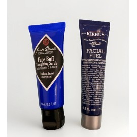 Jack Black Face Buff Scrub 14mL & Kiehl’s Facial Fuel Moisture Treatment 15mL