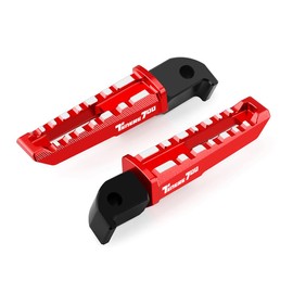 Modeer Passenger Pegs for Ya&maha Tenere 700 2019 2020 2021 2022 2023 2024 2025 Motorcycle Rear Foot Pegs Passenger Rest Pedal tenere 700 Accessories (red)