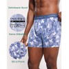 Innersy Men's Soft Boxer Shorts with Fly Breathable Retro Shorts,