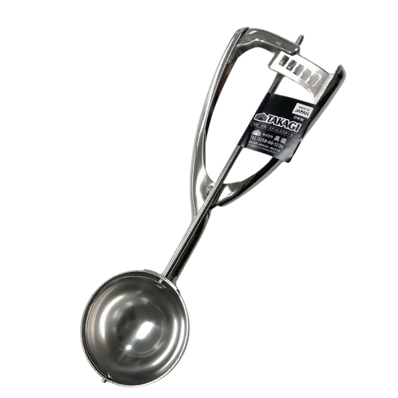 Takagi Stainless Steel Ice Disher, 2.4 fl oz (60 cc),