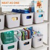 LYLIDIA Pack of 4 Storage Box Organiser Box Container 30