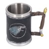 Stainless Steel Liner Mug Resin Decorative Hand Painted Beer Cup