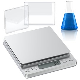 Labsales Academy Basic Laboratory Digital Weighing Scales, Mini Analytical Lab Balance, For Labs & Jewellers, Used For Powders, Gold, Jewellery & Samples, 500g - 3000g, 0.01-0.001 (500g 0.01g)