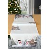 Kamaca snowmen series high-quality print motif Christmas tablecloth, winter Christmas