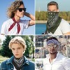 Nymora 6-Pack Paisley Bandana Set - 100% Cotton Kerchiefs in