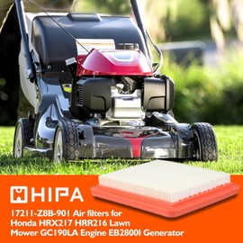 Hipa GCV160 Air Filter Tune Up Kit for Honda GCV160 GCV170 GCV190 GCV200 GC160 GC190 HRX217 HRN216 Engine 17211-z8b-901 Air Filter 16952-Z8B-000 Fuel Filter Lawn Mower Parts