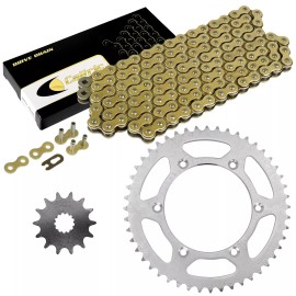 Caltric Drive Chain & Sprockets Kit for Yamaha YZ426F 2000 2001 2002 / YZ450F 2003 2004
