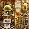 MiniCity DIY Book Nook Kit for Adults, 3D Wooden Puzzle