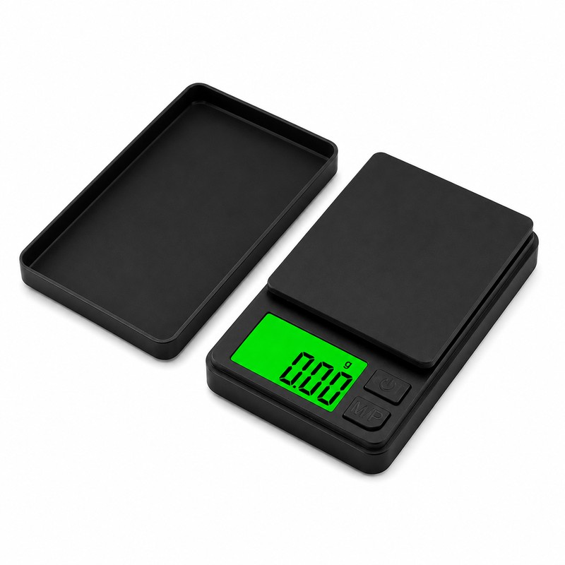 Digital Pocket Scale 1000g x 0.1g Mini Gram Scale with