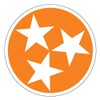 Tennessee Volunteers 6" Tri-Star Magnet
