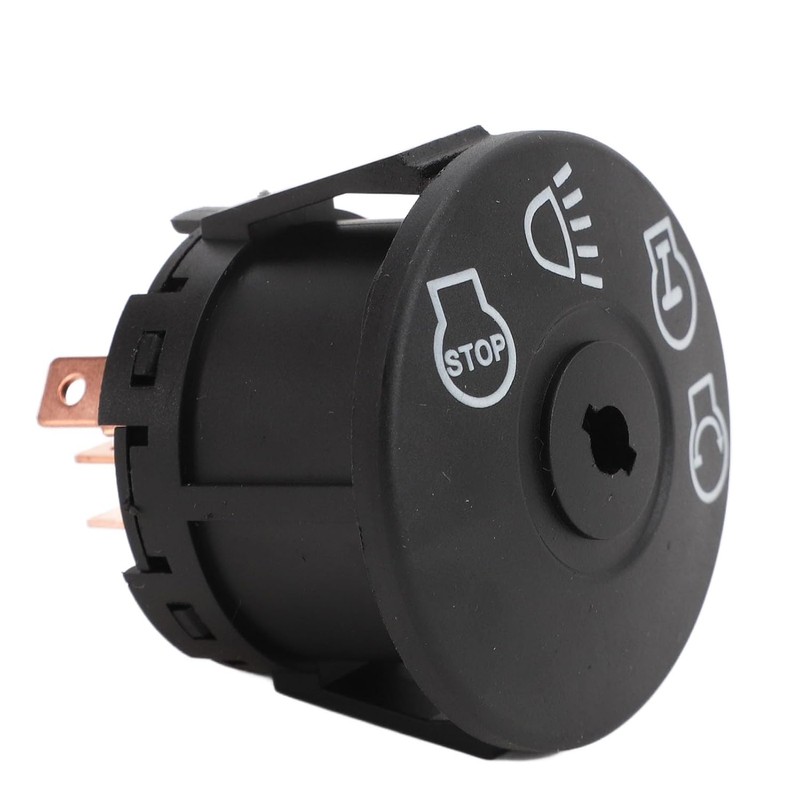 Interruptor de encendido con 2 llaves, repuesto para tractor cortacésped,