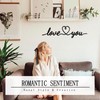 AHYS Metal Love You Wall Decor Rustic Love Sign for