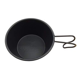 Captain Stag UH-40 Shera Cup, Lightweight Cup, 6.3 fl oz (210 ml), Stainless Steel, Made in Japan, Tsubame Sanjo, Black