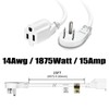 FIRMERST 15 Feet 14 AWG Extension Cord Flat Plug 1875W