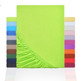 Nature mark jersey fitted sheets, 100% cotton in many sizes and colours, brand quality, standard Oeko-Tex 100., 140x200 - 160x200 cm