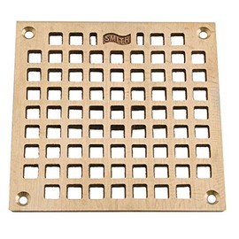 Jay R. Smith MFG. CO Bronze Bronze Floor Drain Grate Pipe Dia, Screw Connection - Drains