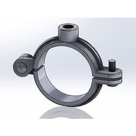 EMPIRE 41H020 2 IN. BLACK MALLEABLE IRON SPLIT RING HANGER