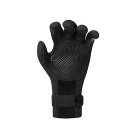Mystic Watersports - Surf KiteSurf & Windsurfing Supreme 5mm 5 Finger Precurved Gloves - Black - Quick Dry