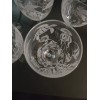 IncisoArt Hand Etched Italian Crystal Goblet Sandblasted Wine Glass 11.5oz
