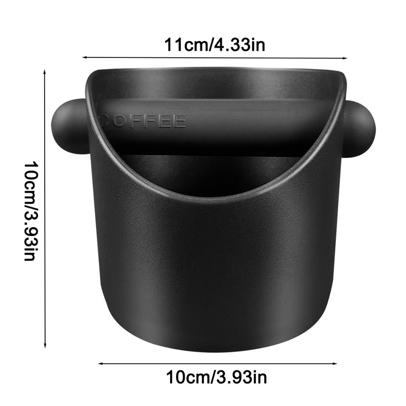 Coffee Grounds Knock Container, 10 x 10 x 11 cm