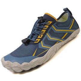 DimaiGlobal Escarpines para Hombre Zapatos Acuáticos Zapatos de Agua Secado Rápido Sandalias Acuáticas Zapatillas de Piscina Exterior Interior para Playa, Natación o Senderismo