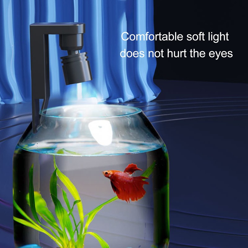 Mini Fish Tank LED Clip Light 360 Degree Rotatable Multifunctional