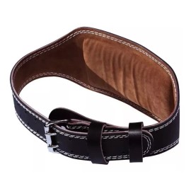 JM Cinturón Levantamiento Gym Amohadilla Piel Sintética Premium