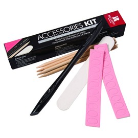 RC Red Carpet Manicure Accessories Kit with Cuticle Pusher, Nail File, Nail Buffer, and Other Nail Tools