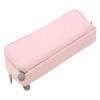 Pen Pencil Case 3 Compartments Canvas Portable Large Capacity Pencil