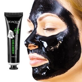 3 Piezas - Mascarilla Carbon Activado Puntos Negros Skin Care Exfoliante Mascarila Negra Nariz Rostro Cuidado de la Piel Suaviza y Refina la Piel Elimina Impuresas en la Piel