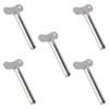 FASTROHY 5pcs Metal Tube Toothpaste Squeezer Keys Metal Roller Hair