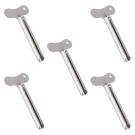 FASTROHY 5pcs Metal Tube Toothpaste Squeezer Keys Metal Roller Hair Dye Dispenser Tool