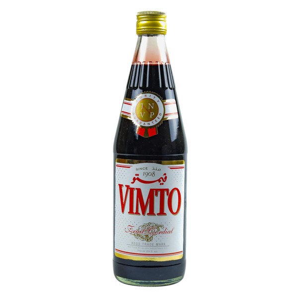 Vimto Fruit Syrup Concentrate-Flavorful Fruit Cordial For Drinks & Tea, 25fl.oz