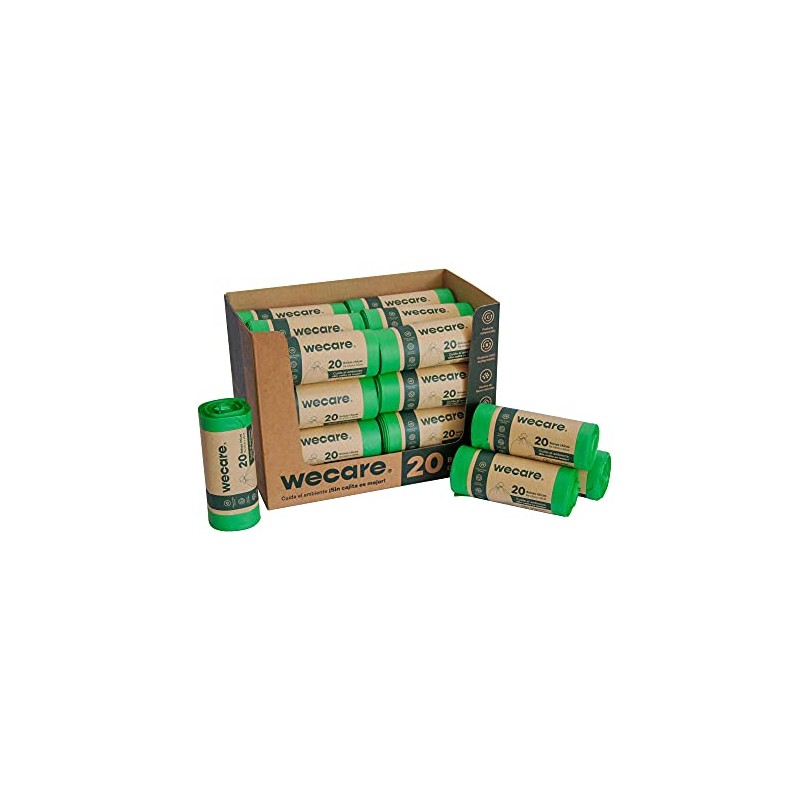 We Care - Bolsas de Basura Biodegradable y Compostable. 0%