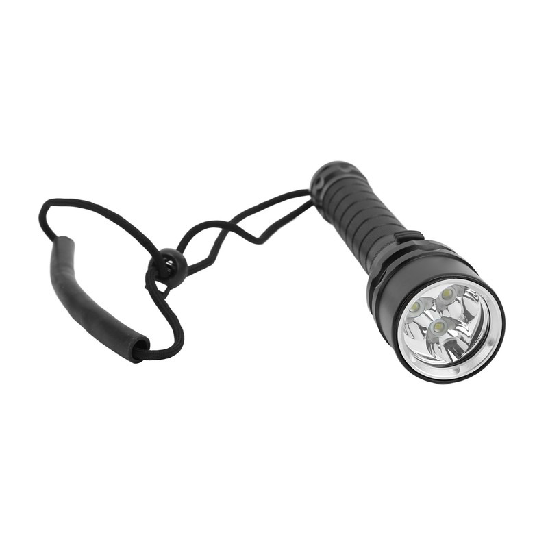 QS‑42 Diving Flashlight Underwater Diving Light 100m Depth Waterproof Torch