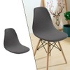 Fenteer Armless Shell Chair Seat Cover Washable Removable Modern Ritual