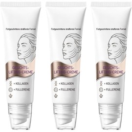 Soft Contour Facial Cream, Advanced Skin Care Formula, Gentle Glow Skin Moisturizer, Fast Absorbing Non Sticky Texture for Daily Face Neck Care, Suitable for All Types (3pcs)