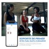 Báscula Inteligente Bluetooth Deylinghs Color Rosa Con App, 180 kg
