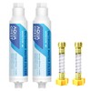 AQUA CREST Inline Water Filter,for Car Washing,with Flexible Hose Protector