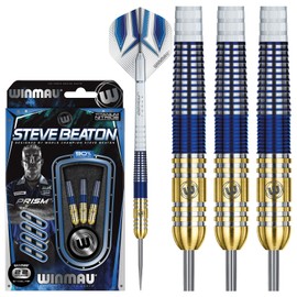 Steve Beaton Winmau 90% Tungsten Blue/Gold Titanium Nitrade Coating 22g